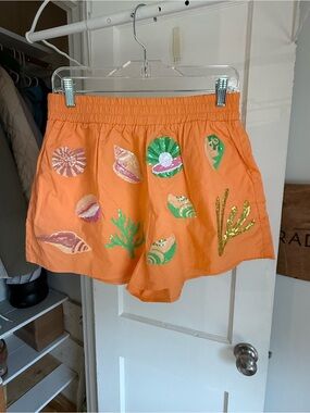 Queen of Sparkles Seashell Shorts